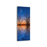 Olla 16126DI Günbatımı Görseli Dikey İnce Kanvas Tablo (Ölçü: 30X90)