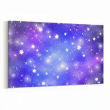 Olla 14750Y Gece Gökyüzü Görseli Yatay Kanvas Tablo (Ölçü: 90X60)