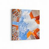 Olla 18290K Yapı Görseli Kare Kanvas Tablo (Ölçü: 30X30)