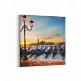 Olla 18033K4 Yapı Görseli Kare 4'lü Kanvas Tablo (Ölçü: 105X105)