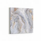 Olla 16649K Mermer Desen Görsel Kare Kanvas Tablo (Ölçü: 30X30)