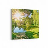 Olla 13651K Doğa / Manzara Görseli Kare Kanvas Tablo (Ölçü: 30X30)