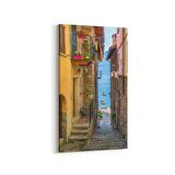 Olla 17982DD Yapı Görseli Dikey Dar Kanvas Tablo (Ölçü: 30X60)