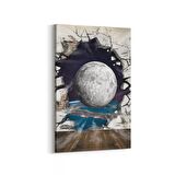 Olla 17690D Uzay Görseli Dikey Kanvas Tablo (Ölçü: 60X90)