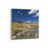 Olla 18969K Yapı Görseli Kare Kanvas Tablo (Ölçü: 60X60)