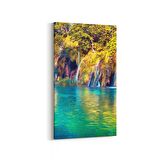 Olla 14271DD Doğa / Manzara Görseli Dikey Dar Kanvas Tablo (Ölçü: 40X80)