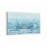 Olla 17211Y Su / Damla Görseli Yatay Kanvas Tablo (Ölçü: 70X50)