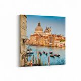 Olla 18362K4 Yapı Görseli Kare 4'lü Kanvas Tablo (Ölçü: 145X145)