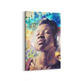 Olla 16769D Model / Manken Görseli Dikey Kanvas Tablo (Ölçü: 100X150)