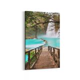 Olla 13643D Doğa / Manzara Görseli Dikey Kanvas Tablo (Ölçü: 60X90)