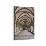 Olla 18211D Yapı Görseli Dikey Kanvas Tablo (Ölçü: 70X105)