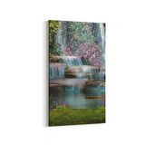 Olla 14627DD Doğa / Manzara Görseli Dikey Dar Kanvas Tablo (Ölçü: 30X60)