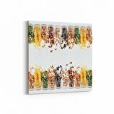 Olla 15000K Gıda Görseli Kare Kanvas Tablo (Ölçü: 25X25)