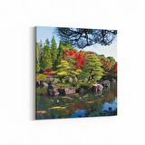 Olla 14604K Doğa / Manzara Görseli Kare Kanvas Tablo (Ölçü: 40X40)