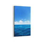 Olla 16382DD Kumsal / Sahil Görseli Dikey Dar Kanvas Tablo (Ölçü: 30X60)