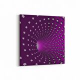 Olla 10257K Abstract Girdap Görsel Kare Kanvas Tablo (Ölçü: 25X25)