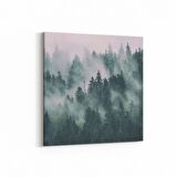 Olla 14427K Doğa / Manzara Görseli Kare Kanvas Tablo (Ölçü: 25X25)