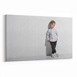 Olla 16903Y Model / Manken Görseli Yatay Kanvas Tablo (Ölçü: 90X60)