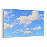Olla 15672Y Gökyüzü Bulut Görseli  Yatay Kanvas Tablo (Ölçü: 45X30)
