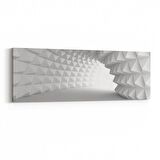 Olla 10439YI Abstract Tünel Görsel Yatay İnce Kanvas Tablo (Ölçü: 90X30)