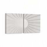 Olla 10269K2Y Abstract Girdap Görsel Kare 2'li Yatay Kanvas Tablo (Ölçü: 125X60)