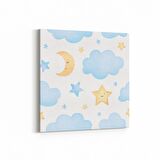 Olla 12802K Çocuk Odası Görseli Kare Kanvas Tablo (Ölçü: 25X25)