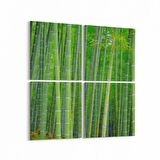 Olla 13658K4 Doğa / Manzara Görseli Kare 4'lü Kanvas Tablo (Ölçü: 145X145)