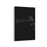 Olla 12407D Mustafa Kemal Atatürk Dikey Kanvas Tablo (Ölçü: 60X90)