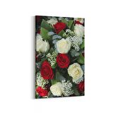 Olla 11610D Çiçek Görseli Dikey Kanvas Tablo (Ölçü: 100X150)