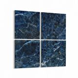 Olla 16722K4 Mermer Desen Görsel Kare 4'lü Kanvas Tablo (Ölçü: 125X125)