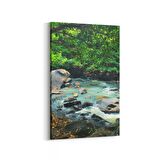 Olla 13217D Doğa / Manzara Görseli Dikey Kanvas Tablo (Ölçü: 70X105)