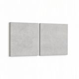 Olla 12422K2Y Beton Görseli Kare 2'li Yatay Kanvas Tablo (Ölçü: 145X70)