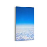 Olla 15514DD Gökyüzü Bulut Görseli  Dikey Dar Kanvas Tablo (Ölçü: 60X120)