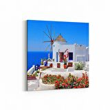 Olla 18703K4 Yapı Görseli Kare 4'lü Kanvas Tablo (Ölçü: 65X65)