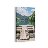 Olla 13877DD Doğa / Manzara Görseli Dikey Dar Kanvas Tablo (Ölçü: 40X80)