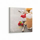 Olla 15243K Gıda Görseli Kare Kanvas Tablo (Ölçü: 25X25)