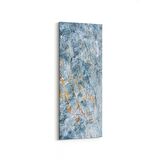 Olla 16714DI Mermer Desen Görsel Dikey İnce Kanvas Tablo (Ölçü: 40X120)