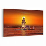 Olla 16085Y Günbatımı Görseli Yatay Kanvas Tablo (Ölçü: 70X50)