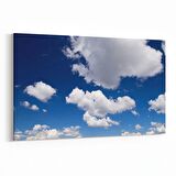 Olla 15470Y Gökyüzü Bulut Görseli  Yatay Kanvas Tablo (Ölçü: 120X80)