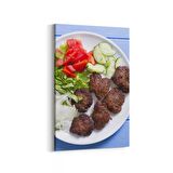 Olla 15296D Gıda Görseli Dikey Kanvas Tablo (Ölçü: 100X150)