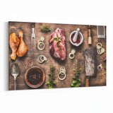 Olla 15010Y Gıda Görseli Yatay Kanvas Tablo (Ölçü: 70X50)