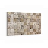 Olla 17350Y Taş / Tuğla Görseli Yatay Kanvas Tablo (Ölçü: 150X100)