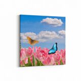 Olla 14423K Doğa / Manzara Görseli Kare Kanvas Tablo (Ölçü: 30X30)