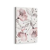 Olla 11553D Çiçek Görseli Dikey Kanvas Tablo (Ölçü: 100X150)