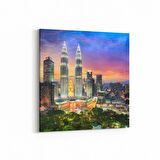 Olla 18909K Yapı Görseli Kare Kanvas Tablo (Ölçü: 25X25)
