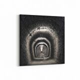 Olla 18549K Yapı Görseli Kare Kanvas Tablo (Ölçü: 25X25)