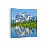 Olla 13319K Doğa / Manzara Görseli Kare Kanvas Tablo (Ölçü: 25X25)