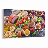 Olla 14989Y Gıda Görseli Yatay Kanvas Tablo (Ölçü: 150X100)