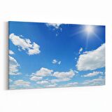 Olla 15544Y Gökyüzü Bulut Görseli  Yatay Kanvas Tablo (Ölçü: 150X100)