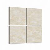 Olla 16725K4 Mermer Desen Görsel Kare 4'lü Kanvas Tablo (Ölçü: 65X65)